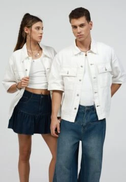 YOURTURN UNISEX DENIM - Shirt - Stone Wash