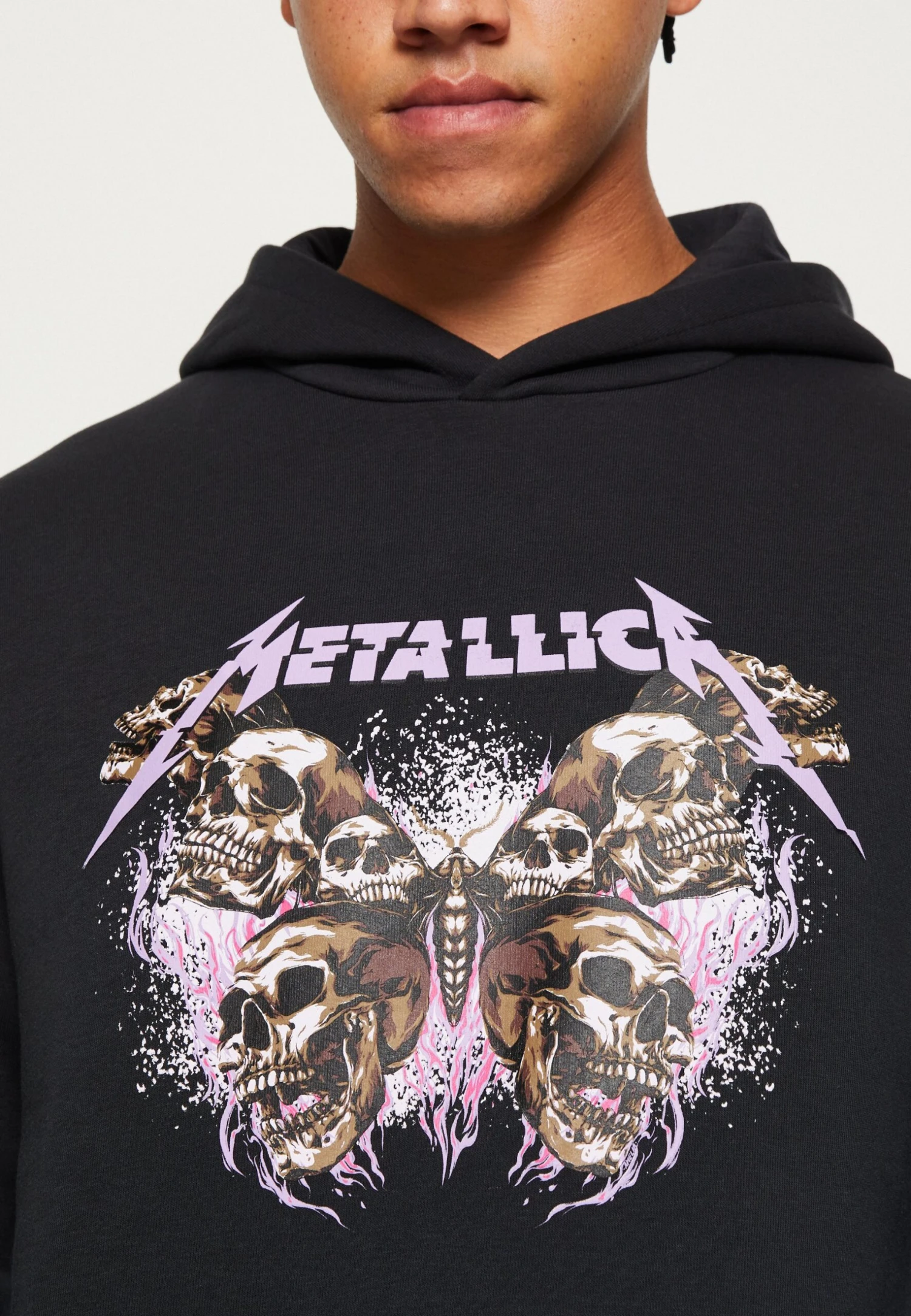 YOURTURN Metallica Unisex - Hoodie - Black 8 YOURTURN Metallica Unisex - Hoodie - Black - Image 6