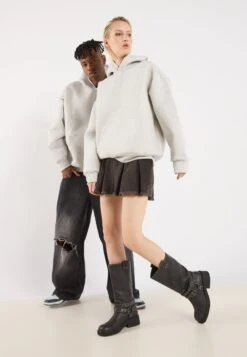 YOURTURN UNISEX - Sweatshirt - Mottled Light Grey 16 YOURTURN UNISEX - Sweatshirt - Mottled Light Grey -Yourturn Shop f706a35cdad7408eb9945bbf959fe11a