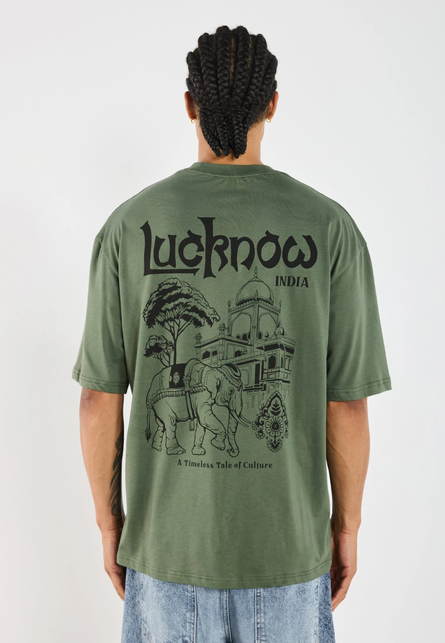 YOURTURN UNISEX - Print T-shirt - Thyme 7 YOURTURN UNISEX - Print T-shirt - Thyme - Image 5