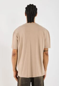 YOURTURN UNISEX BASIC GARMENT WASHED - Basic T-shirt - Taupe 15 YOURTURN UNISEX BASIC GARMENT WASHED - Basic T-shirt - Taupe -Yourturn Shop fb5eaec077d54dc28e38068b681ec398