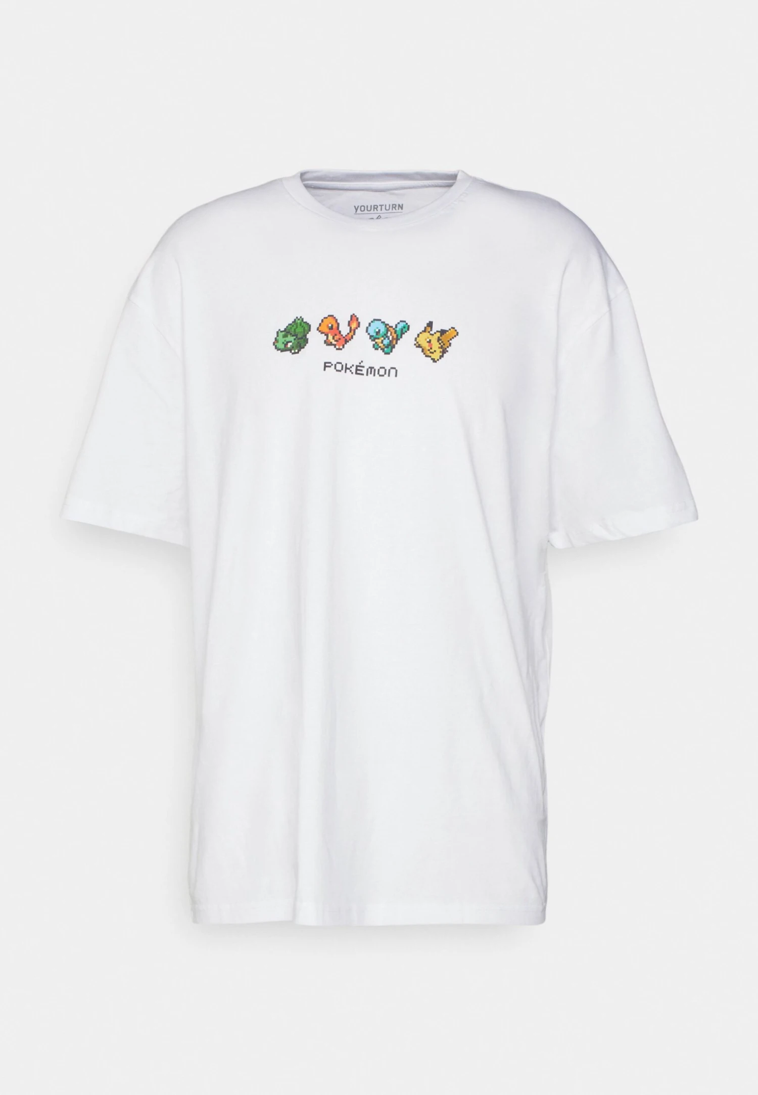 YOURTURN Pokemon Pikachu Unisex - Print T-Shirt - White 7 YOURTURN Pokemon Pikachu Unisex - Print T-Shirt - White - Image 5