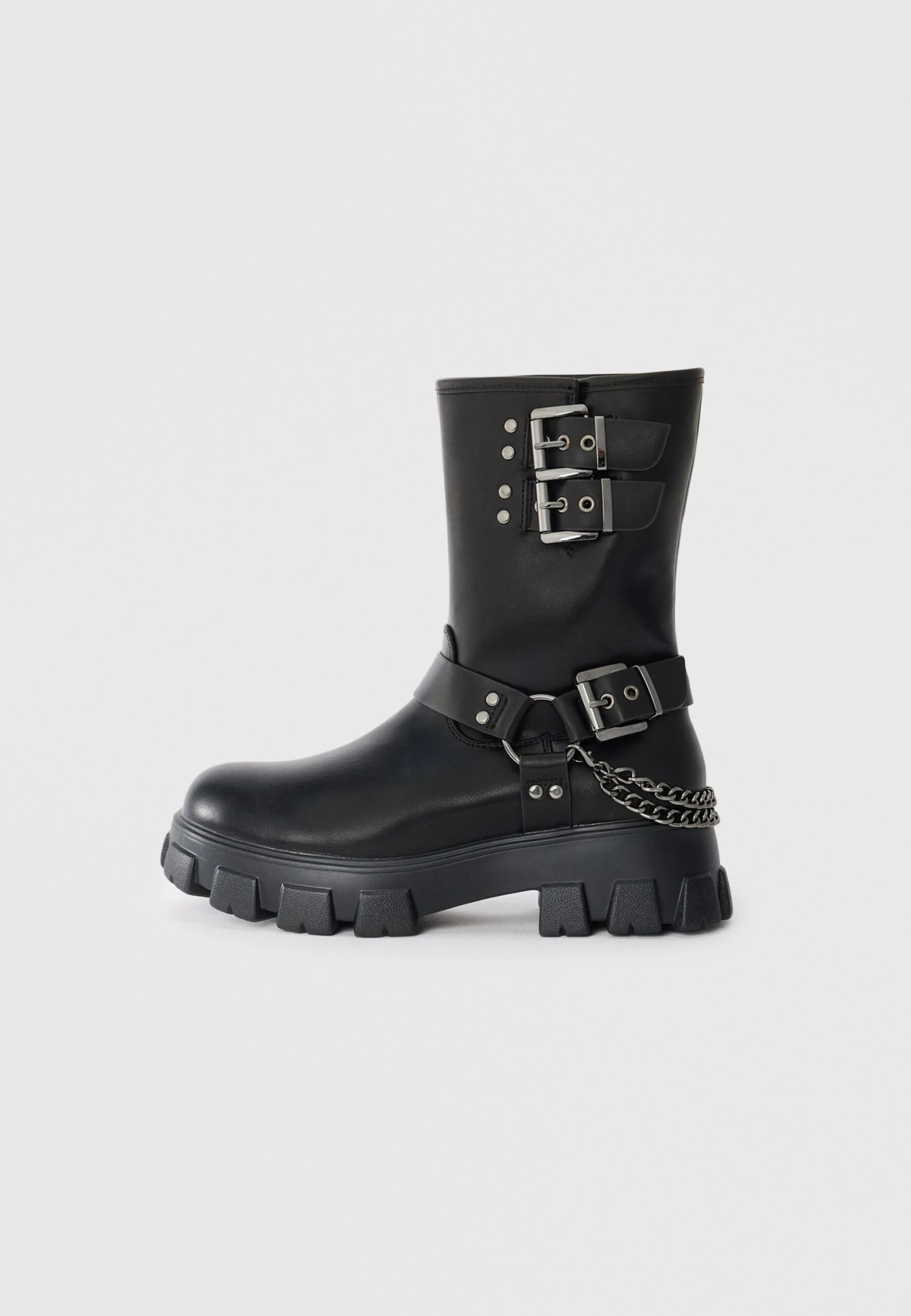 YOURTURN UNISEX - Cowboy/biker Ankle Boot - Black 3 YOURTURN UNISEX - Cowboy/biker Ankle Boot - Black