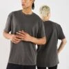 YOURTURN UNISEX BASIC GARMENT WASHED - Basic T-shirt - Asphalt 1 YOURTURN UNISEX BASIC GARMENT WASHED - Basic T-shirt - Asphalt -Yourturn Shop fde423437d8f4c6face4237a7705738b